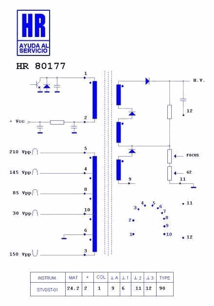 Schematic diagram for HR 80177