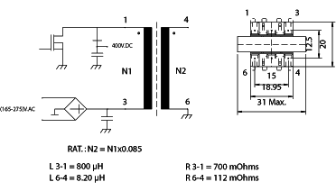 Schematic diagram for HR 15020