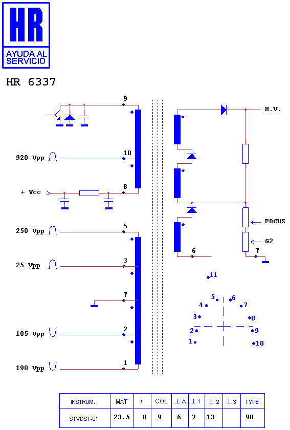 Schematic diagram for HR 6337