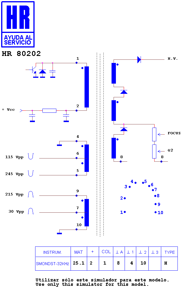 Schematic diagram for HR 80202