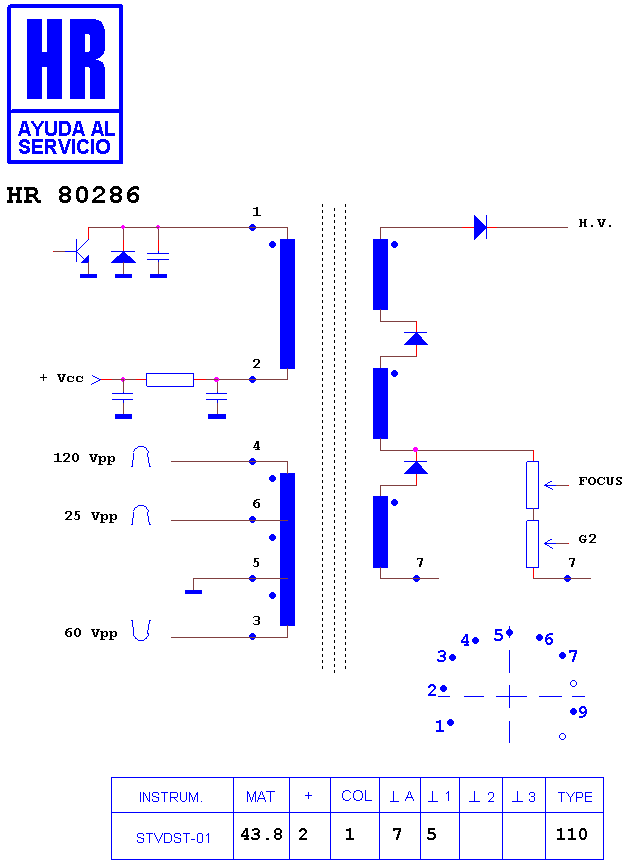 Schematic diagram for HR 80286