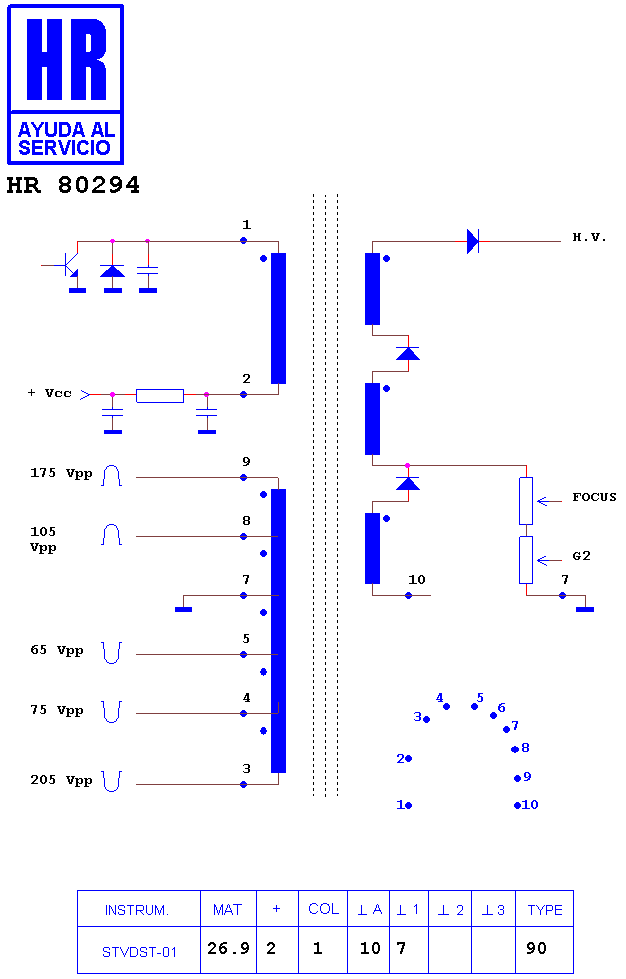 Schematic diagram for HR 80294