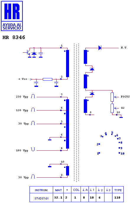 Schematic diagram for HR 8346