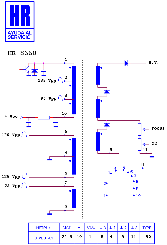Schematic diagram for HR 8660