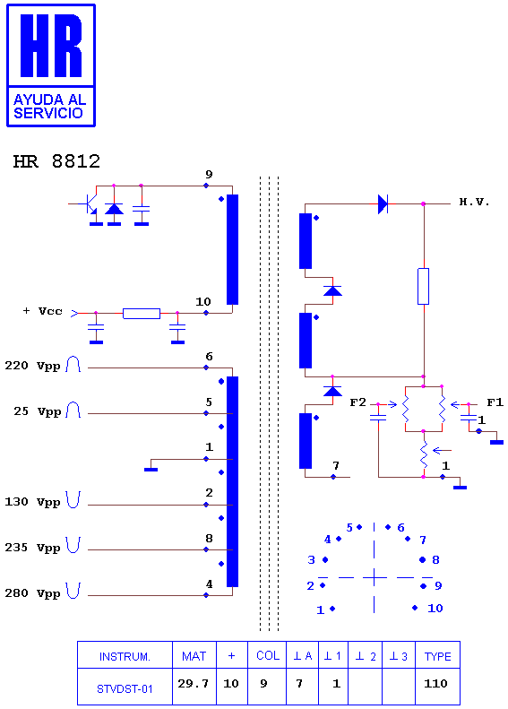 Schematic diagram for HR 8812