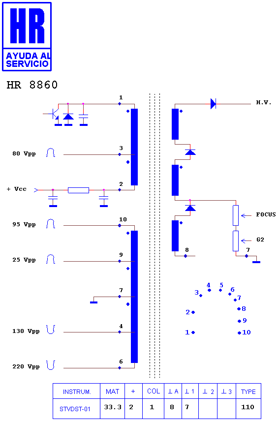 Schematic diagram for HR 8860