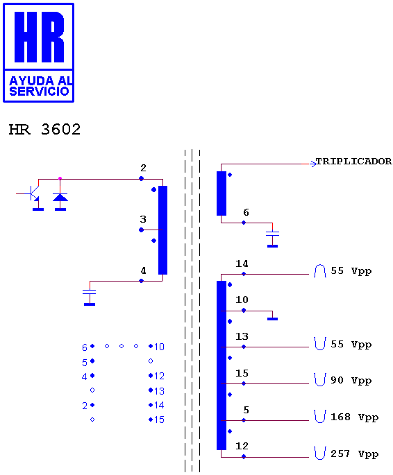 Schematic diagram for HR 3602