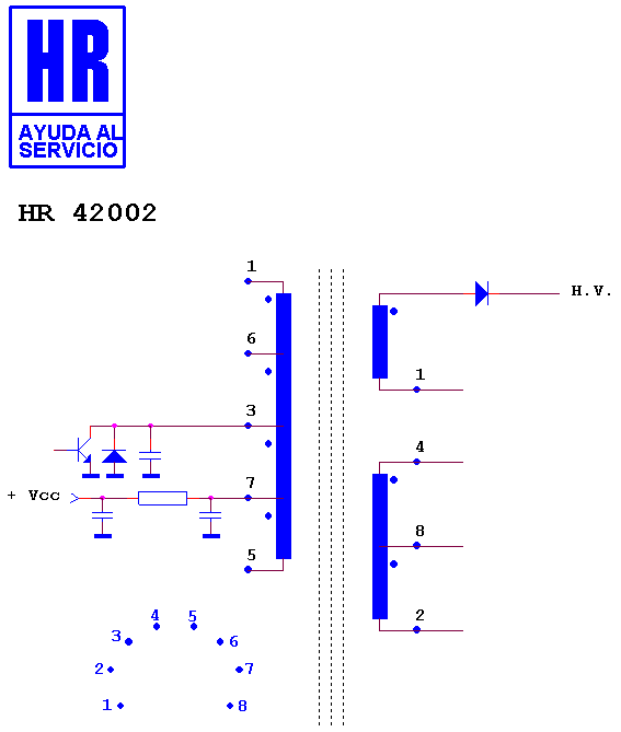 Schematic diagram for HR 42002