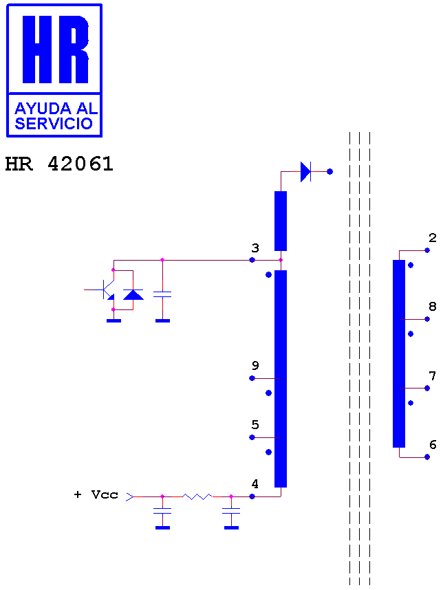 Schematic diagram for HR 42061