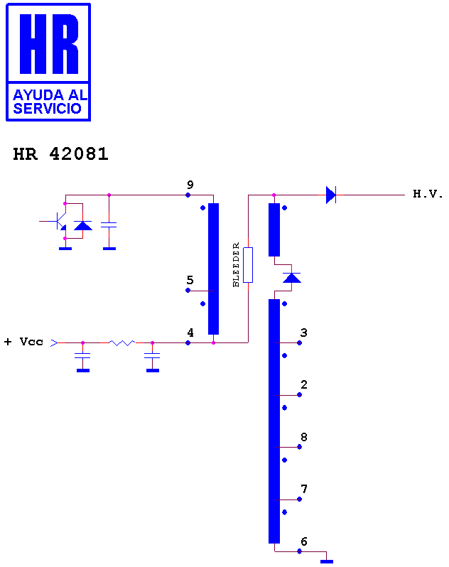 Schematic diagram for HR 42081