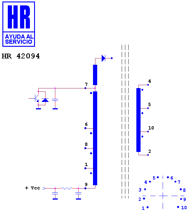 Schematic diagram for HR 42094
