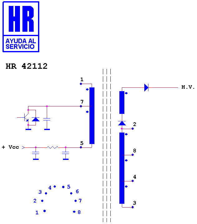 Schematic diagram for HR 42112