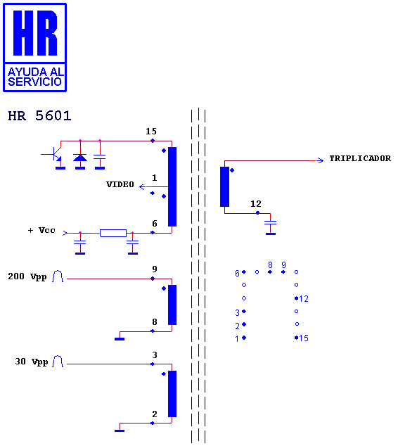 Schematic diagram for HR 5601