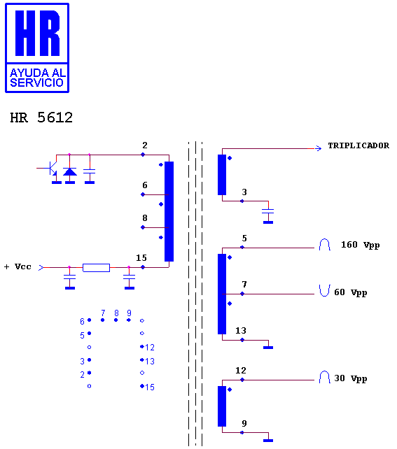 Schematic diagram for HR 5612