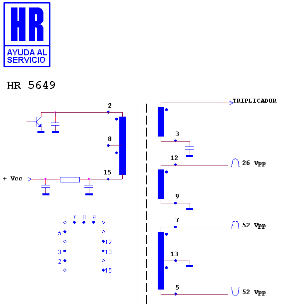 Schematic diagram for HR 5649