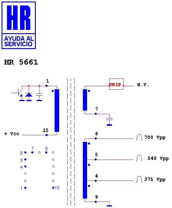 Schematic diagram for HR 5661