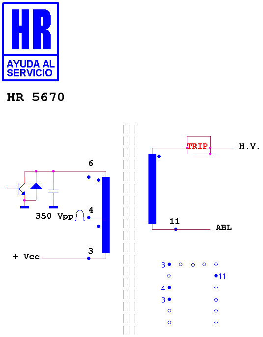 Schematic diagram for HR 5670