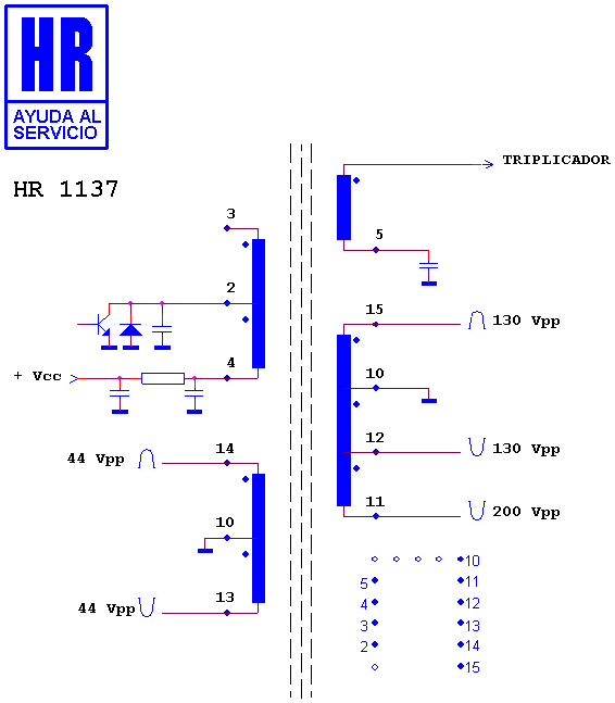 Schematic diagram for HR 1137