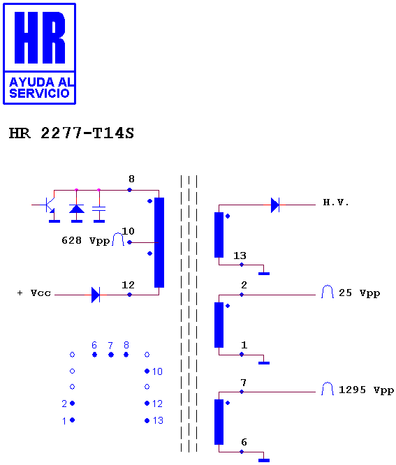 Schematic diagram for HR 2277 T14S