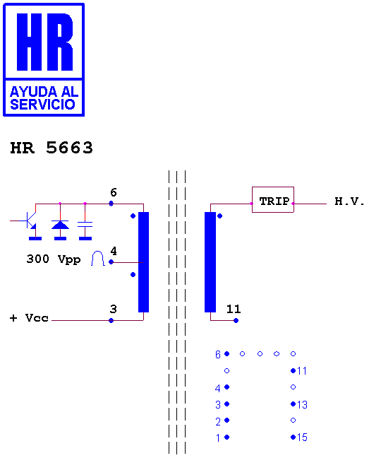 Schematic diagram for HR 5663