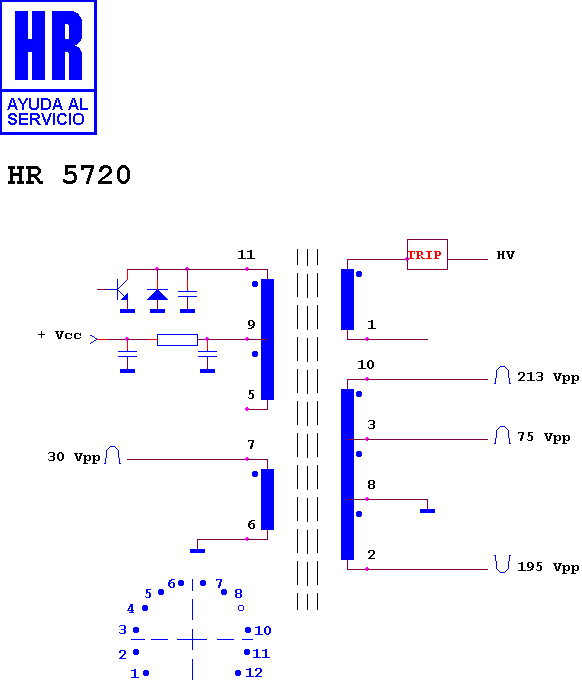 Schematic diagram for HR 5720
