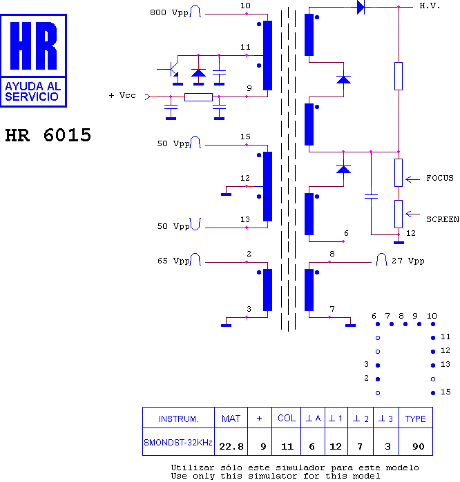 Schematic diagram for HR 6015