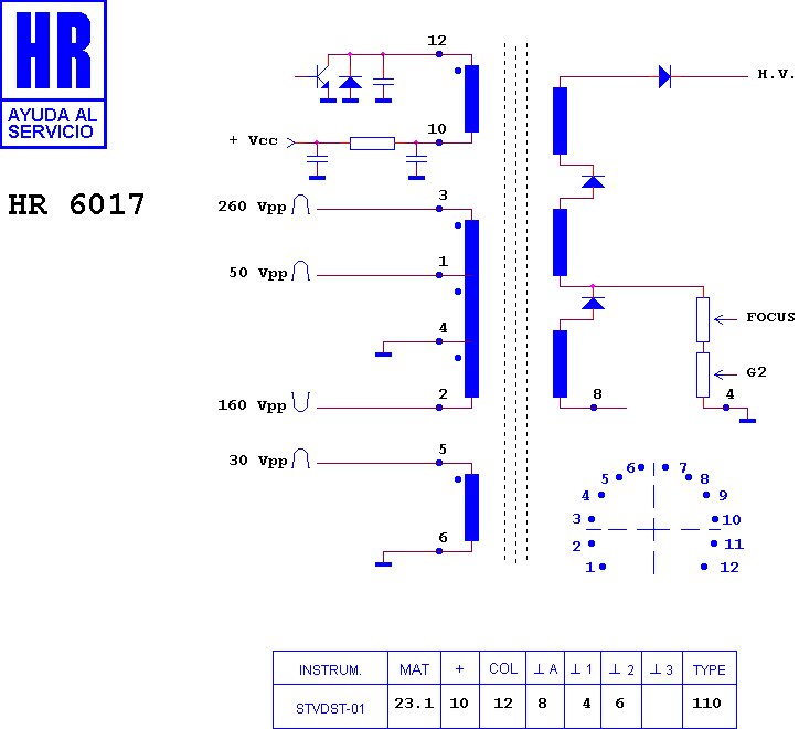 Schematic diagram for HR 6017