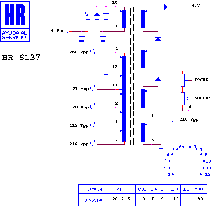 Schematic diagram for HR 6137
