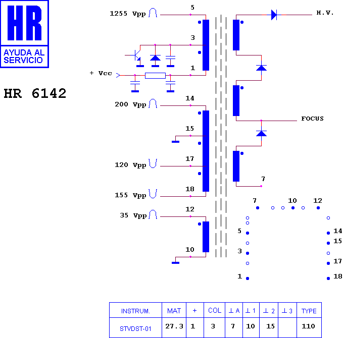Schematic diagram for HR 6142
