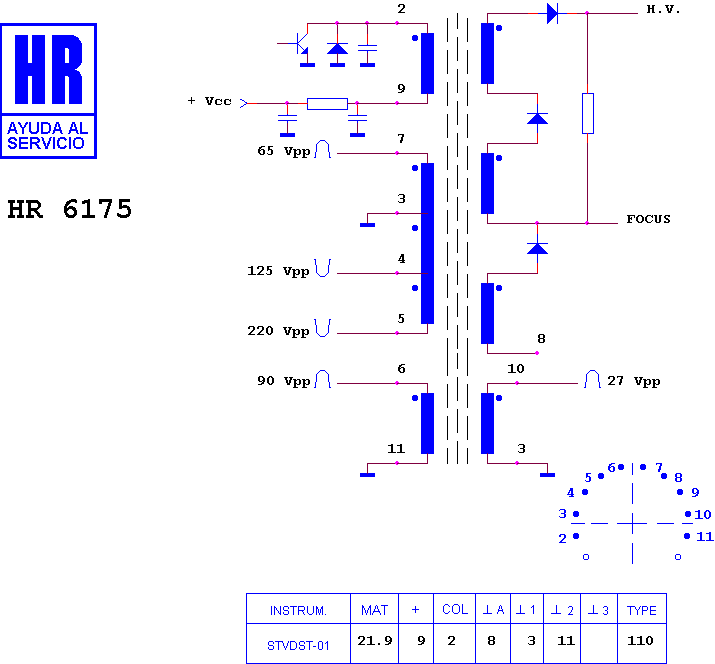 Schematic diagram for HR 6175