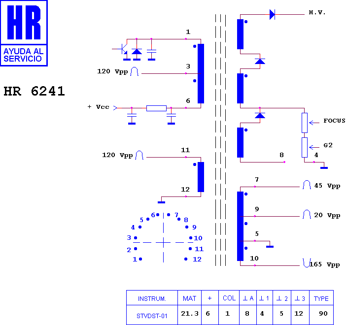 Schematic diagram for HR 6241