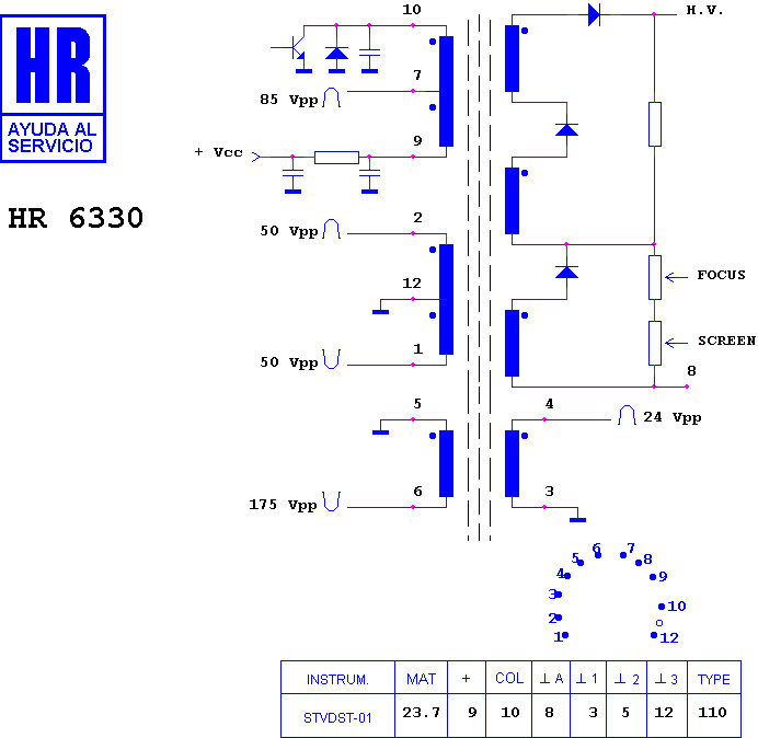 Schematic diagram for HR 6330