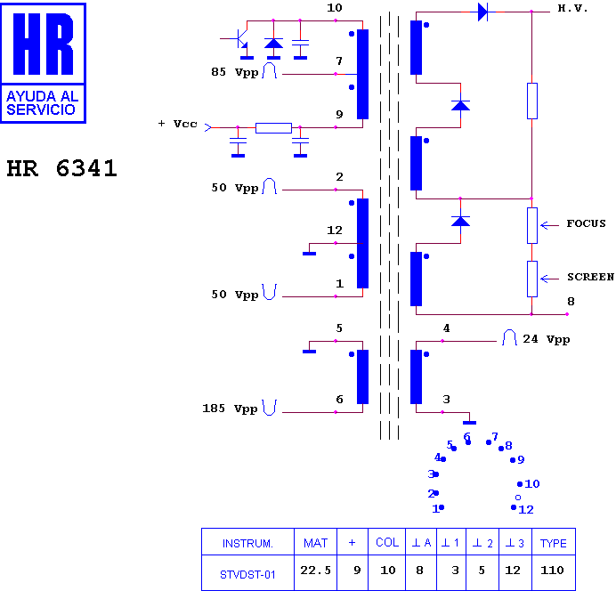 Schematic diagram for HR 6341