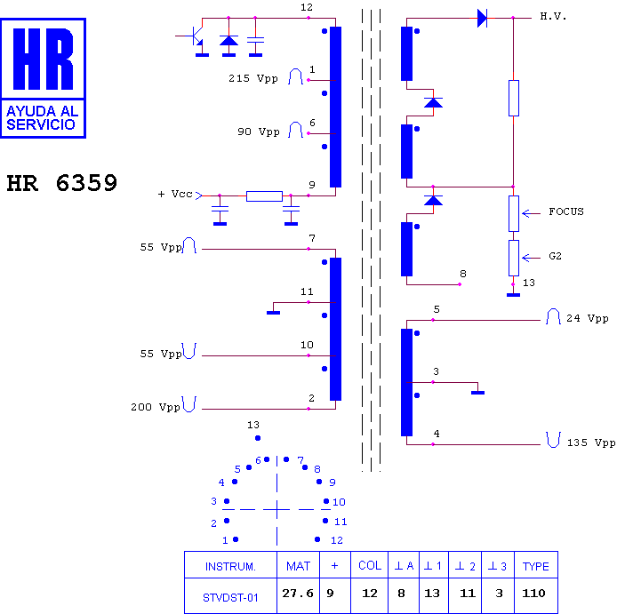 Schematic diagram for HR 6359