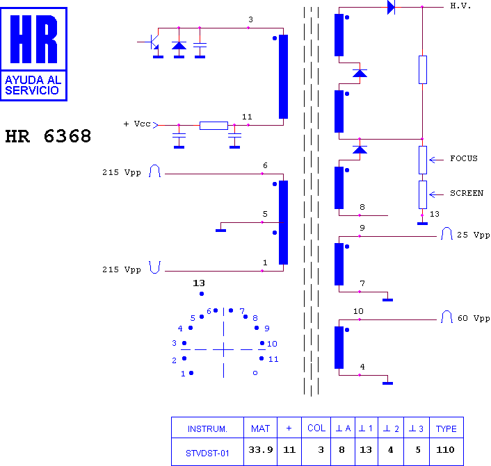 Schematic diagram for HR 6368