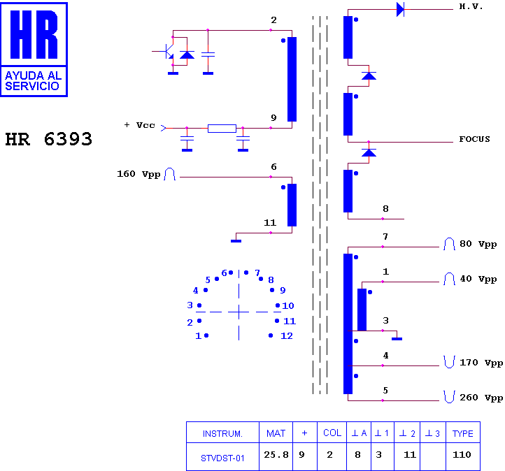 Schematic diagram for HR 6393
