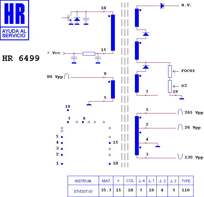 Schematic diagram for HR 6499