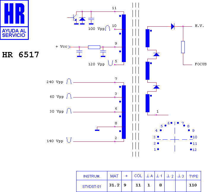 Schematic diagram for HR 6517