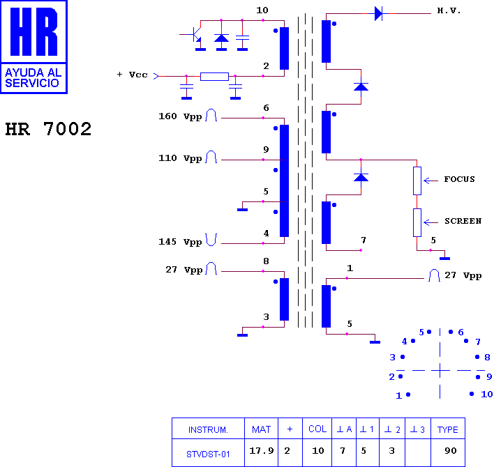 Schematic diagram for HR 7002