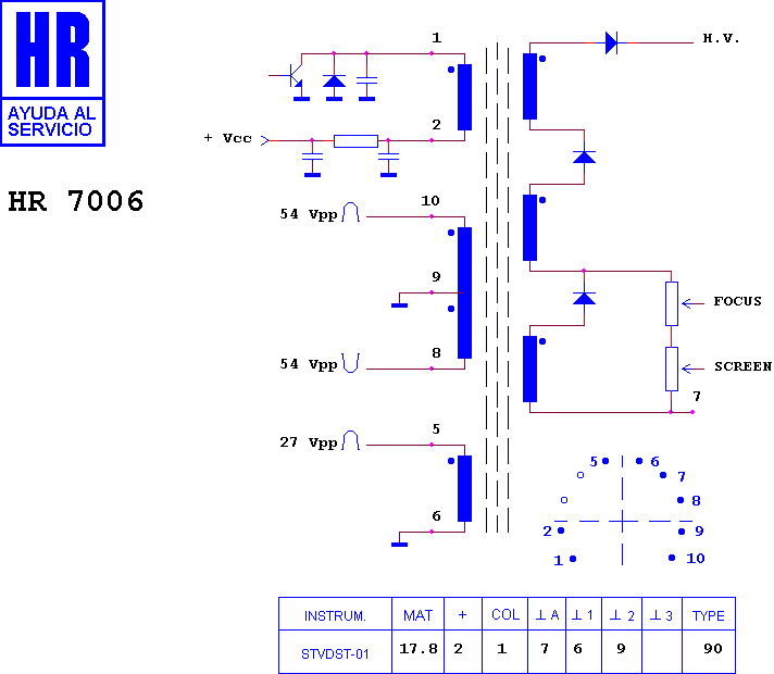 Schematic diagram for HR 7006