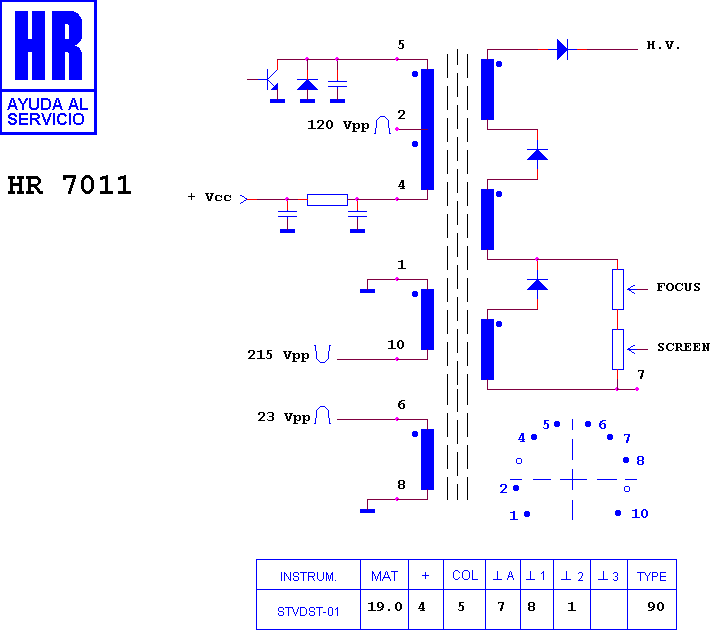 Schematic diagram for HR 7011