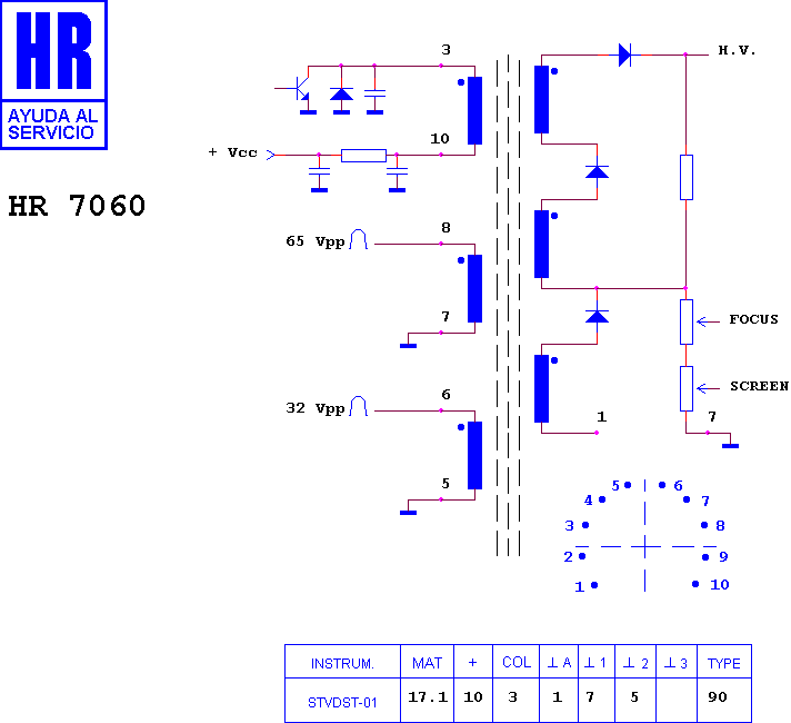 Schematic diagram for HR 7060