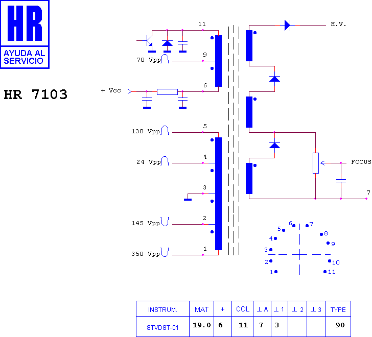 Schematic diagram for HR 7103