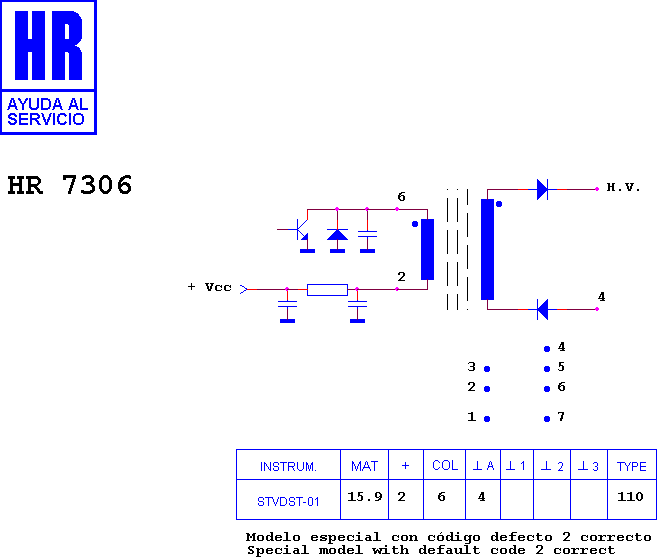 Schematic diagram for HR 7306