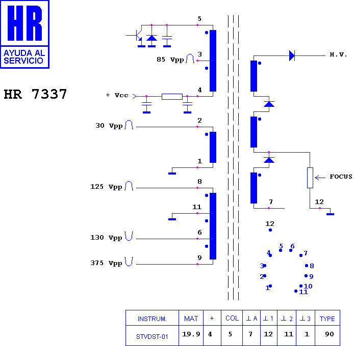 Schematic diagram for HR 7337