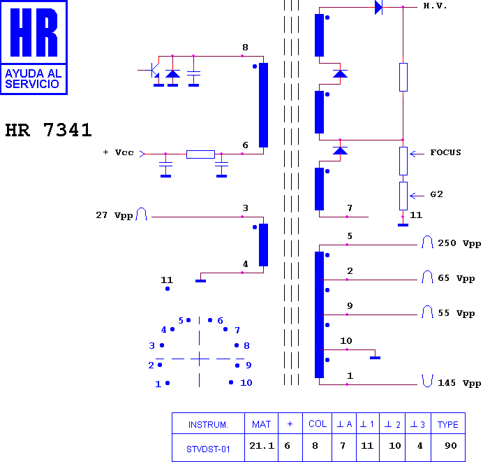 Schematic diagram for HR 7341