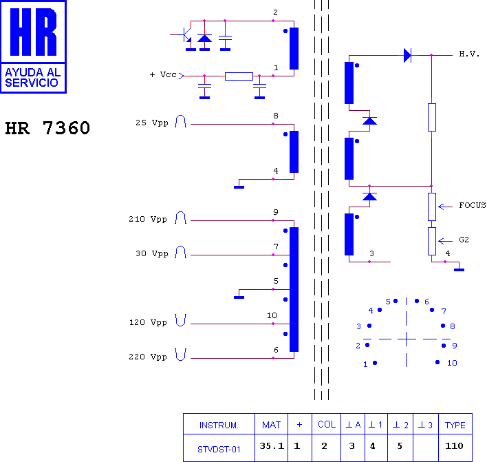 Schematic diagram for HR 7360