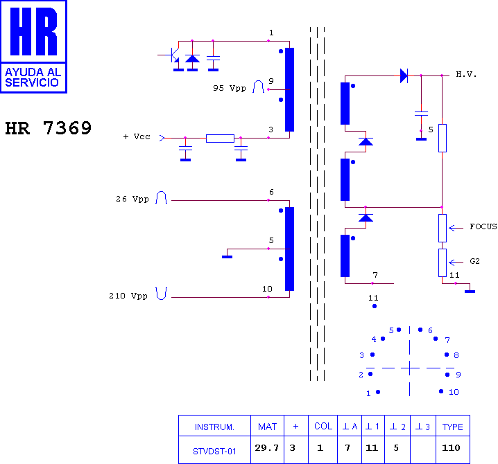 Schematic diagram for HR 7369