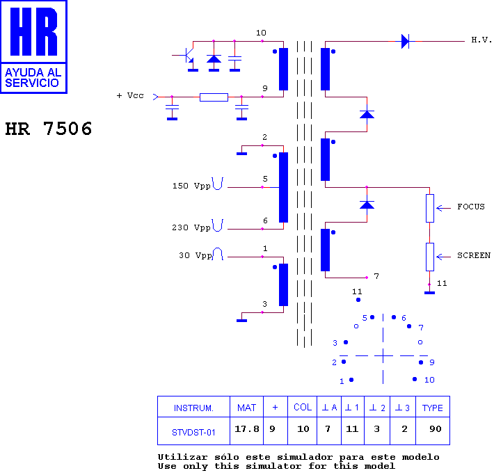 Schematic diagram for HR 7506