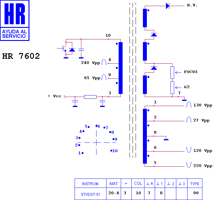 Schematic diagram for HR 7602
